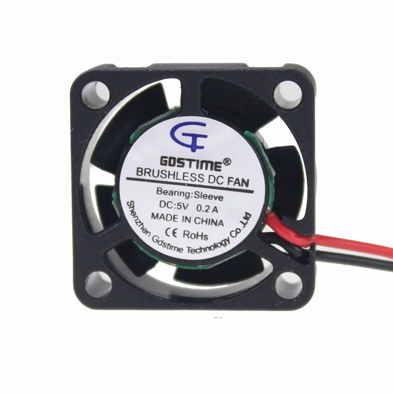 Gdstime 2 pcs Micro 2510 25x25x10mm 2510s 25mm 5V DC Brushless Cooling Fan Cooler | Компьютеры и офис
