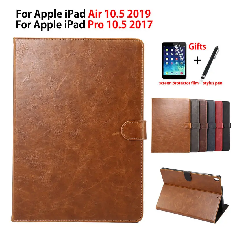 Роскошный чехол для iPad Air 10 5 2019 планшета из ПУ кожи + пленка ручка|cover tablet|case for