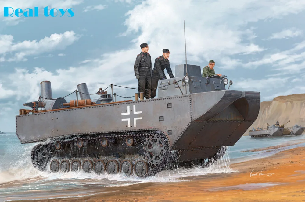 Модель HobbyBoss 82461 1/35 немецкий Land Wasser Schlepper II комплект пластиковых моделей