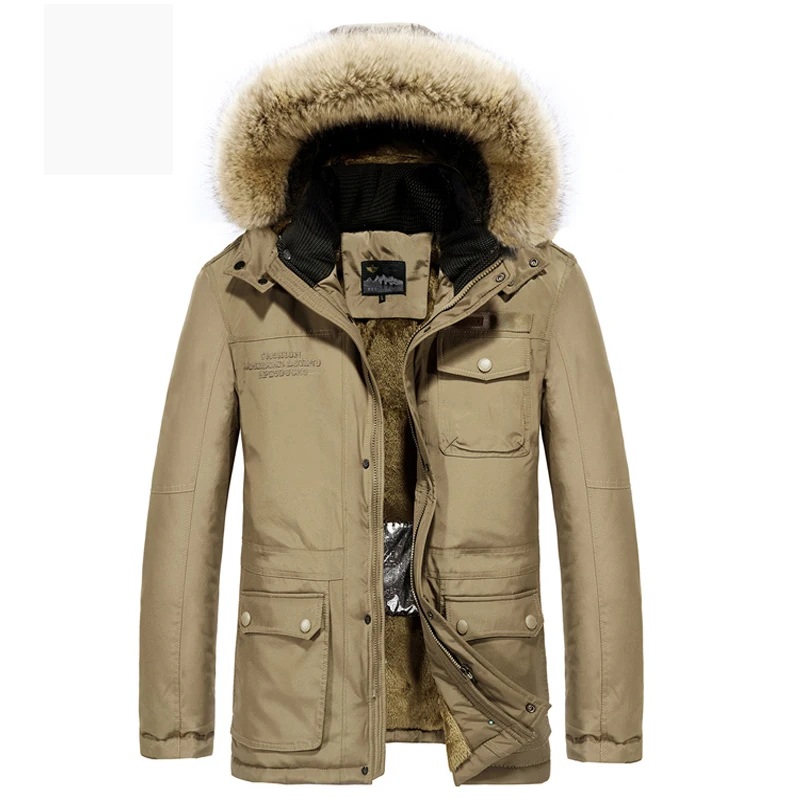 Зимняя мужская куртка Afs Jeep Parkas, пальто с капюшоном, Толстая теплая флисовая куртка, умная теплая куртка с регулируемой температурой для мужчин