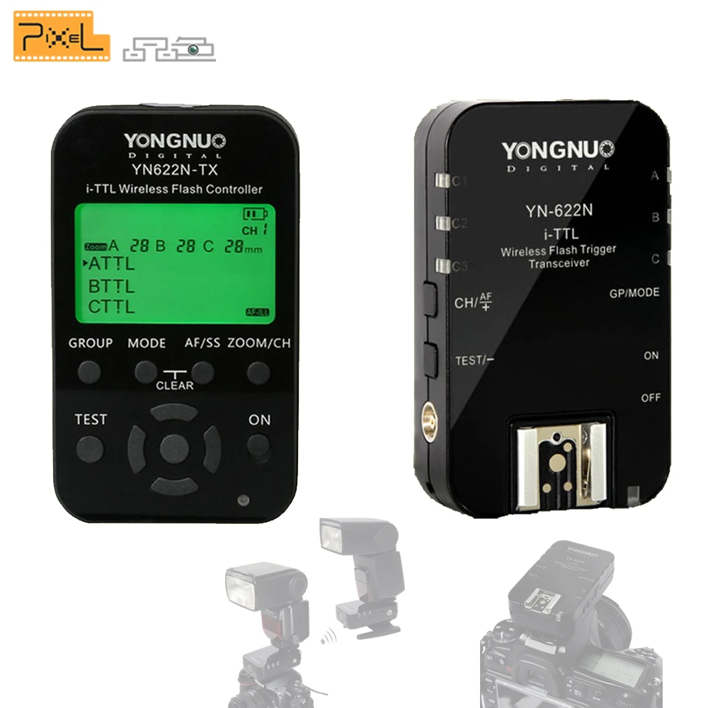 YONGNUO YN-622N YN622N YN622N-KIT 622N-TX Беспроводной ttl HSS вспышка триггер Набор для Nikon поддерживает YN586EX YN685N INSEESI IN586EXII