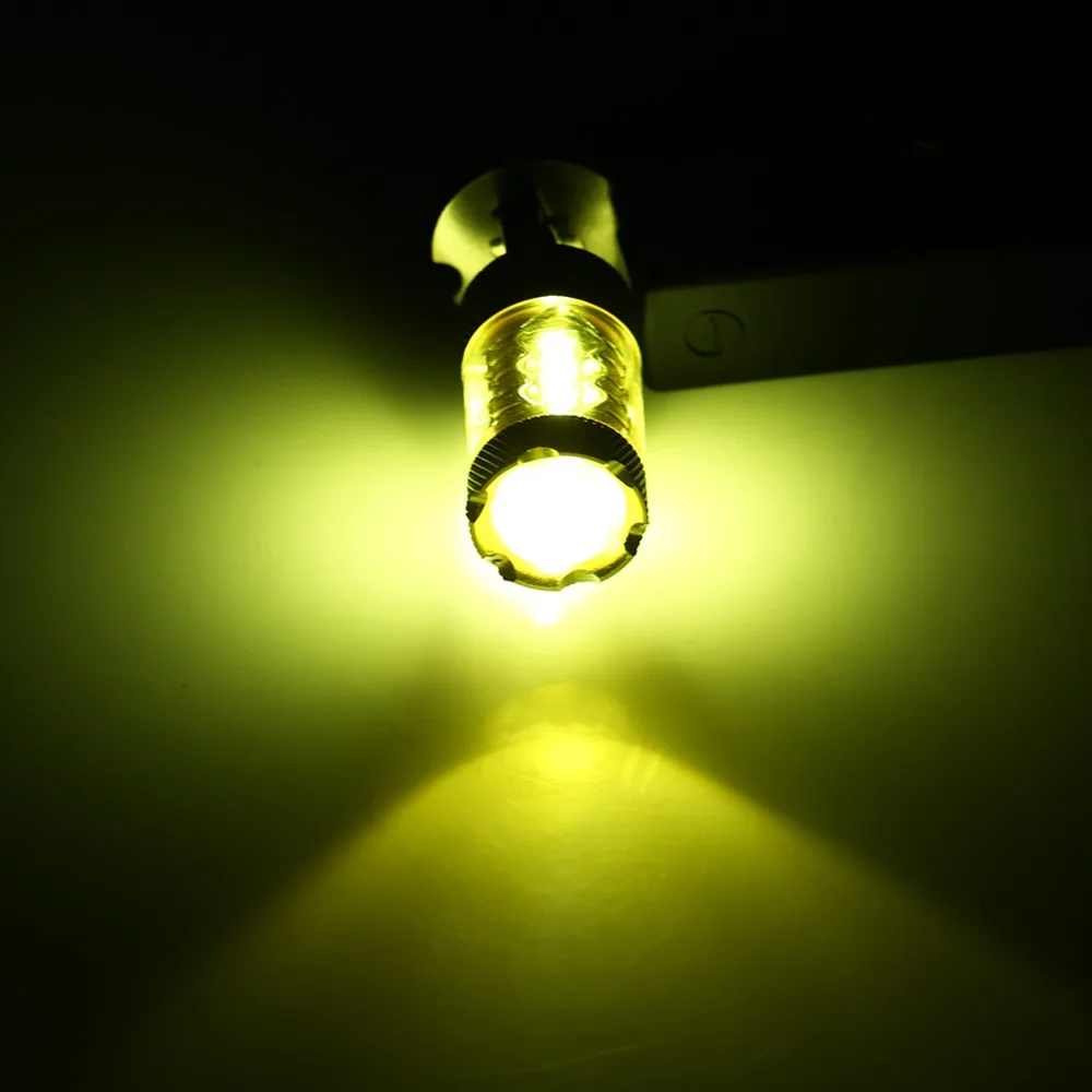 1 пара/2 шт 12-24 в 80 Вт H3 16SMD светодиодный желтый автомобильный противотуманный фонарь лампы