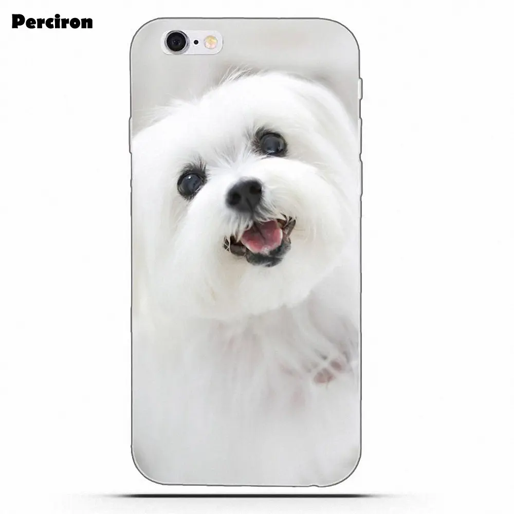 as picture Perciron мягкий чехол для Huawei P7 P8 P9 P10 P20 P30 Lite Mini Plus Pro Мальтийская болонка - Цвет: as picture