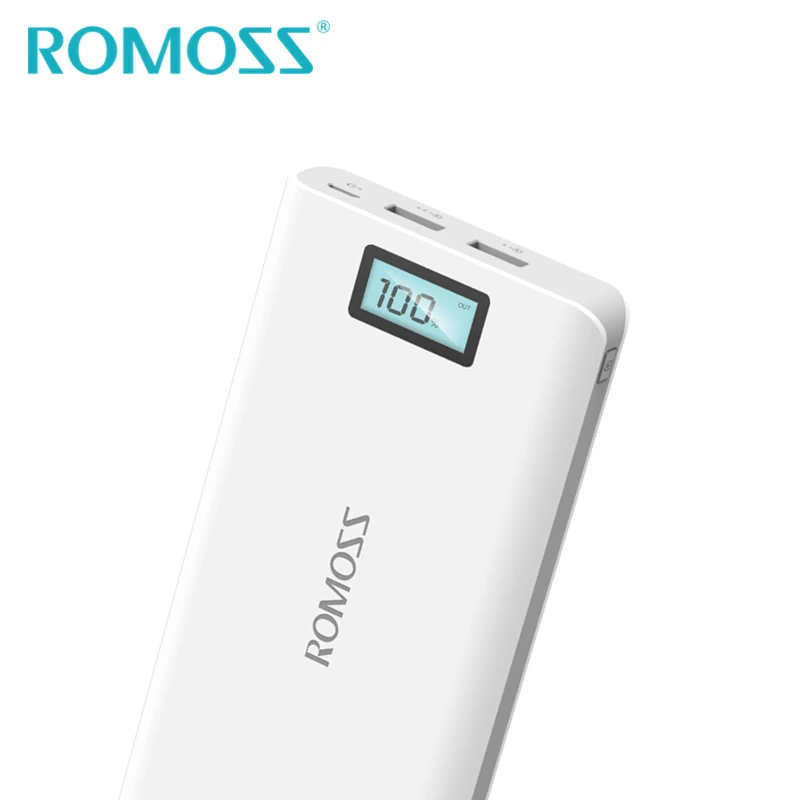 Внешний аккумулятор ROMOSS Sense 6Plus 20000 18650 мАч 2 USB порта|romoss power bank 20000mah|bank 20000mahoriginal romoss