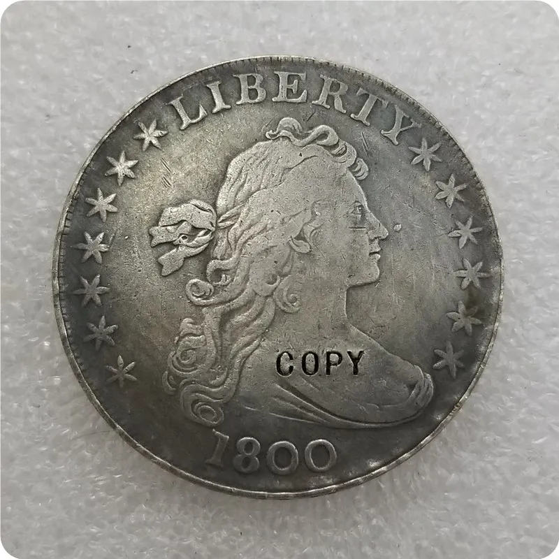 США 1800 драпированный бюст копия доллара монеты памятные монеты-копии монет