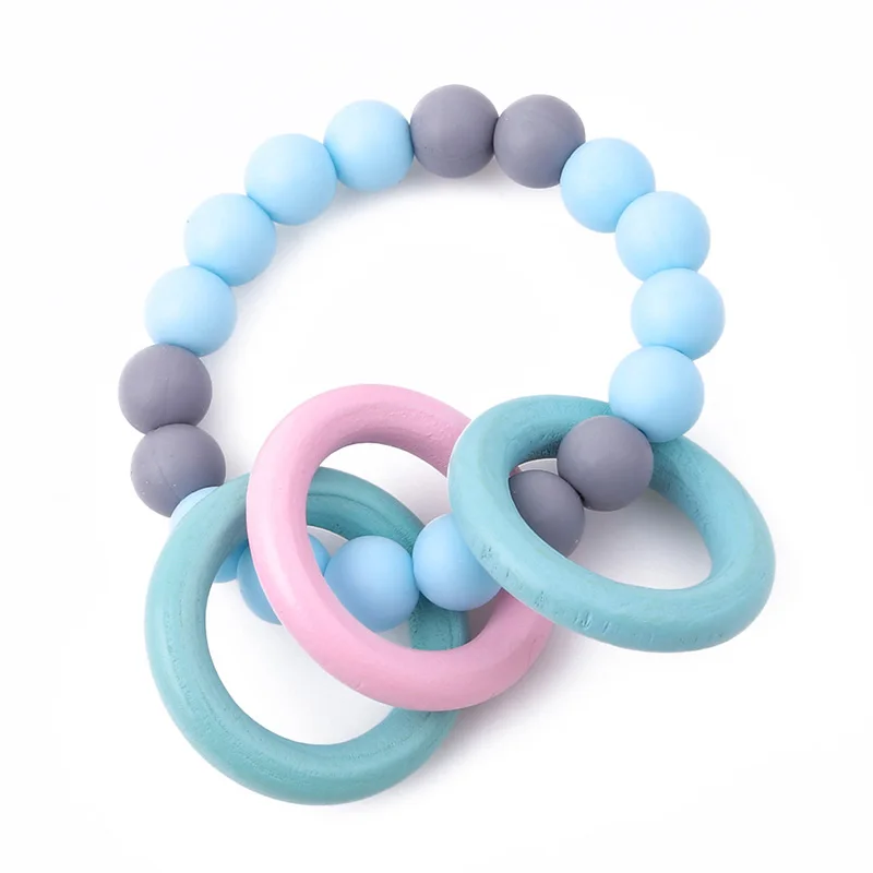 Новые бусы ручной работы из органического натурального дерева вязаные крючком