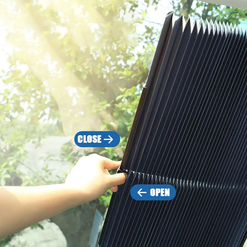 Обновленный автомобильный козырек от солнца на лобовое стекло автоматическое