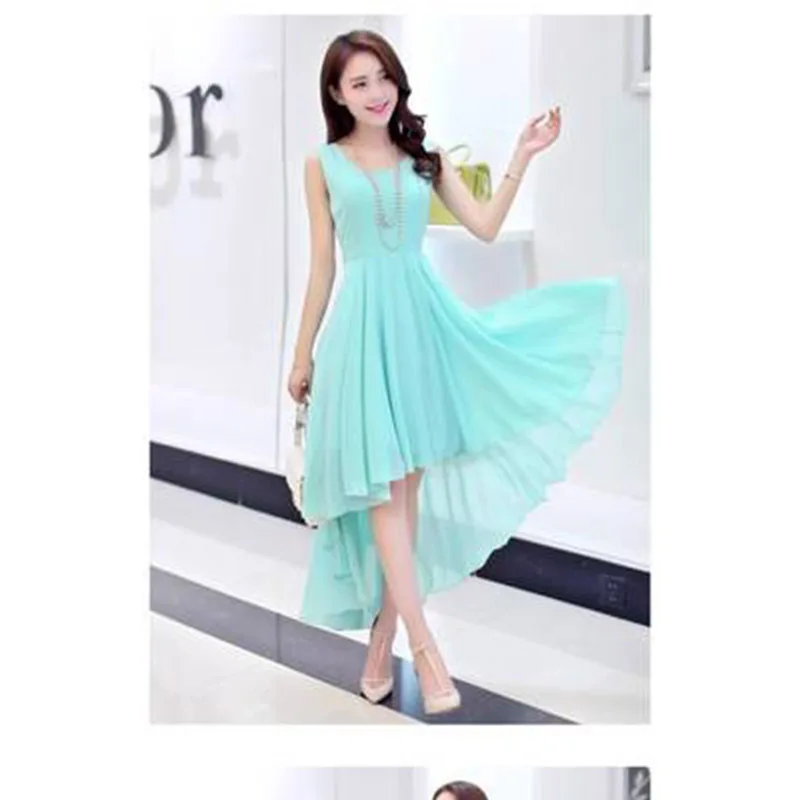 Женское асимметричное платье с ласточкиным хвостом Пляжное длинное в богемном