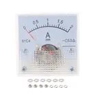 91C4 класс 2,5 точность Ампер аналоговый панельный амперметр DC 100uA 20mA 30mA 500mA 0-1A 2A 3A 5A 10A 15A 20A 30A 1 шт.