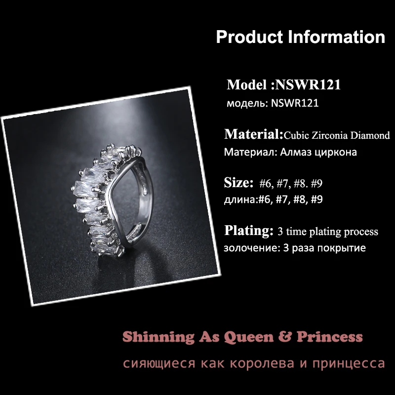 Новинка 2017 кольцо с кристаллами AAA белое желтое розовое золото нестандартные