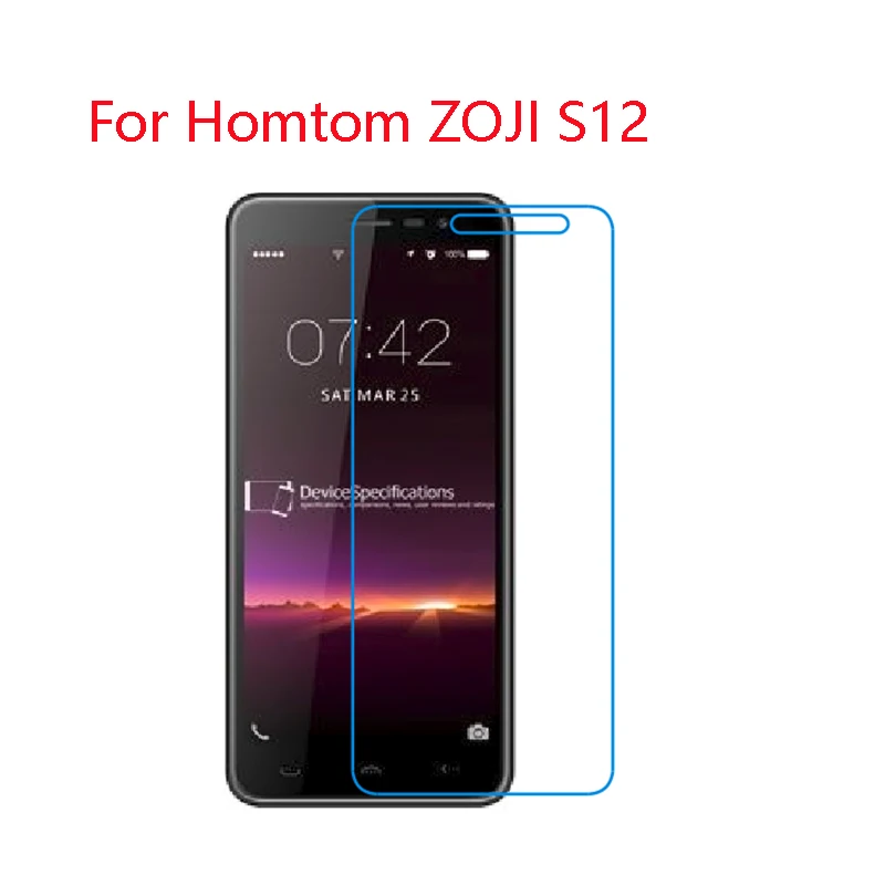 2-Pack) 9H гибкий стеклянный протектор экрана для HOMTOM ZOJI S12, Z9, 11,8, 33, S99i, HT70, 26,16, 10,8, 6,3