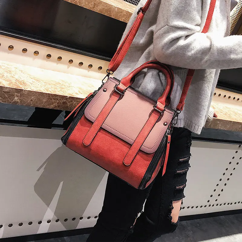 Для женщин сумка женский 2018 новый прилив сумки ведро моды чехол скраб дикий