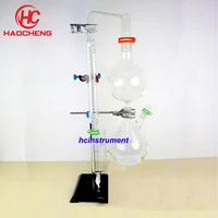 free shippingfactory sale 500ml 1000ml 2000ml essential oil steam distillation apparatus without hotplate