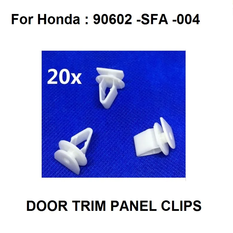 20x крышки для ветрового стекла зажимы панели люка-для Honda Civic CRV 90602-SFA-004 |