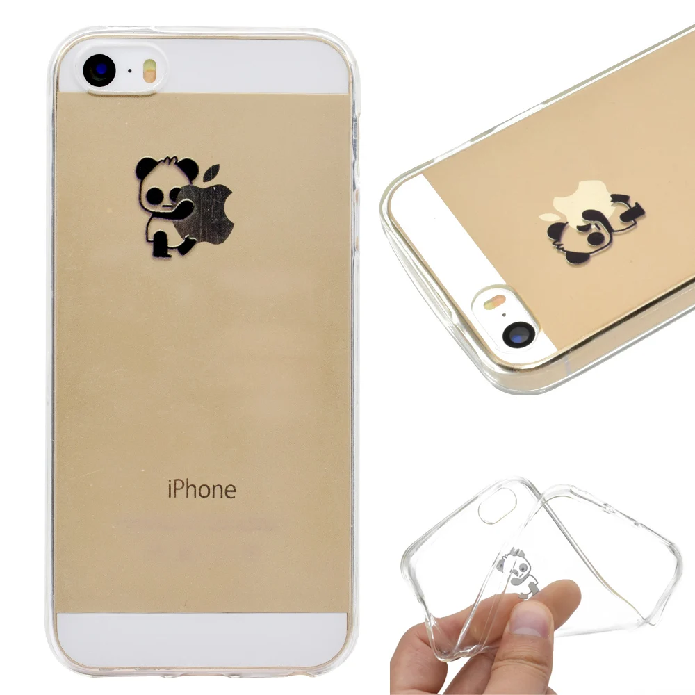 Модный чехол с милым Фламинго дельфином слоном жирафом для чехла iphone 5S