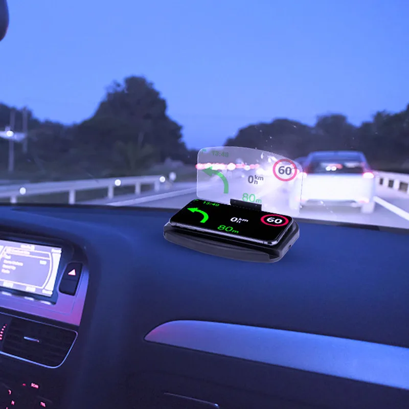 Автомобильные аксессуары, Универсальный Автомобильный gps HUD Дисплей для навигации, держатель для телефона, подставка для проектора. Украшения и подвеска для автомобиля