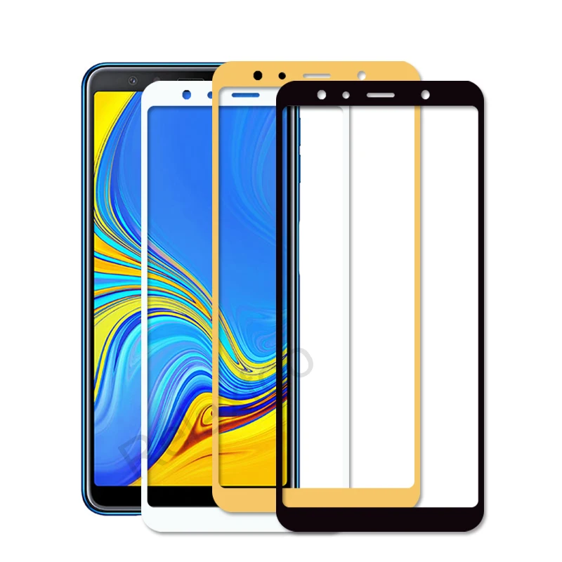 Полное покрытие, Защитное стекло для samsung Galaxy A7, закаленное стекло Sumsung A7 A 7 A750F A750, SM-A750F, защитная 3D пленка