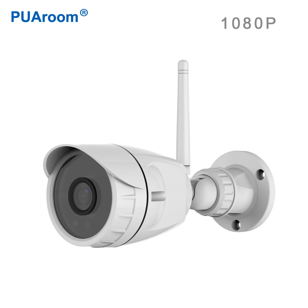 PUAroom ИК-видеонаблюдения IP пули Камера Открытый 1080 P Водонепроницаемый IP66 безопасности Камеры Скрытого видеонаблюдения Беспроводной
