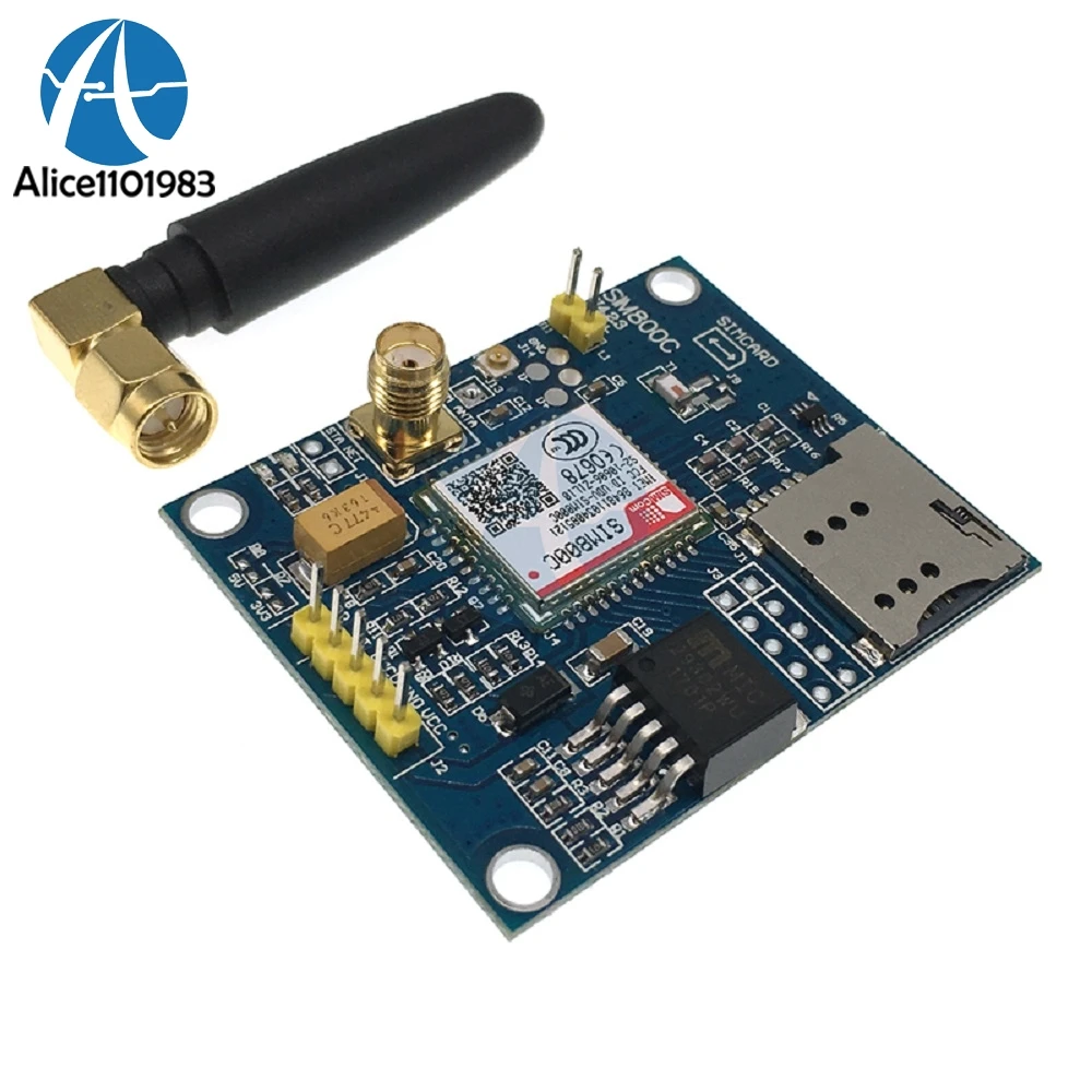 DC 5V 20V SIM800C макетная плата GSM GPRS модуль Поддержка сообщений Bluetooth аудио интерфейс