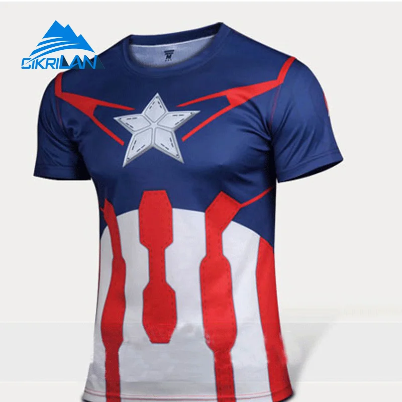 Новинка летняя футболка с супергероями для активного отдыха езды на велосипеде