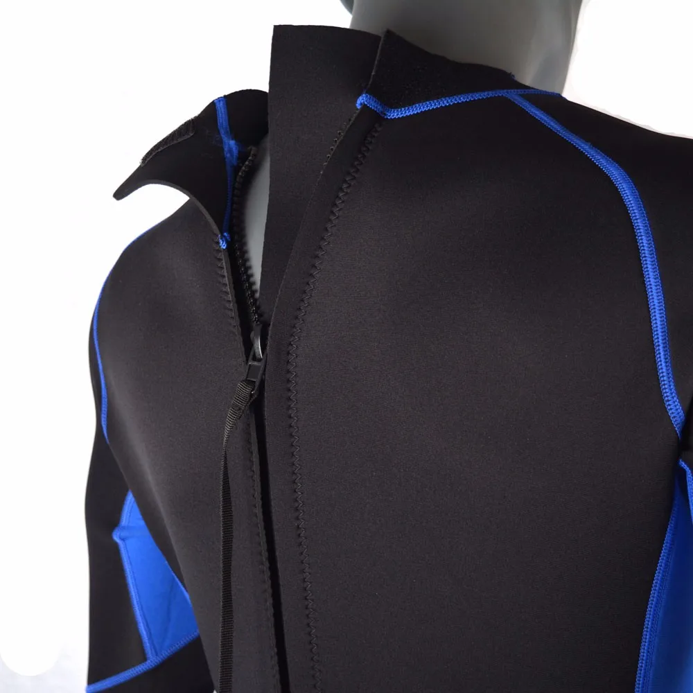 Неопреновый Мужской гидрокостюм 3 мм для дайвинга подводной охоты Сноркелинга