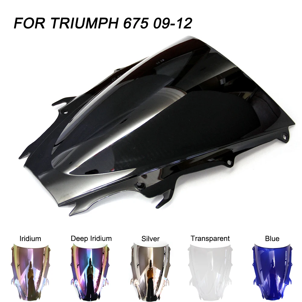 Лобовое стекло ABS для Triumph Daytona Triple 675 2009 2010 2011 2012 иридиевые ветрозащитные