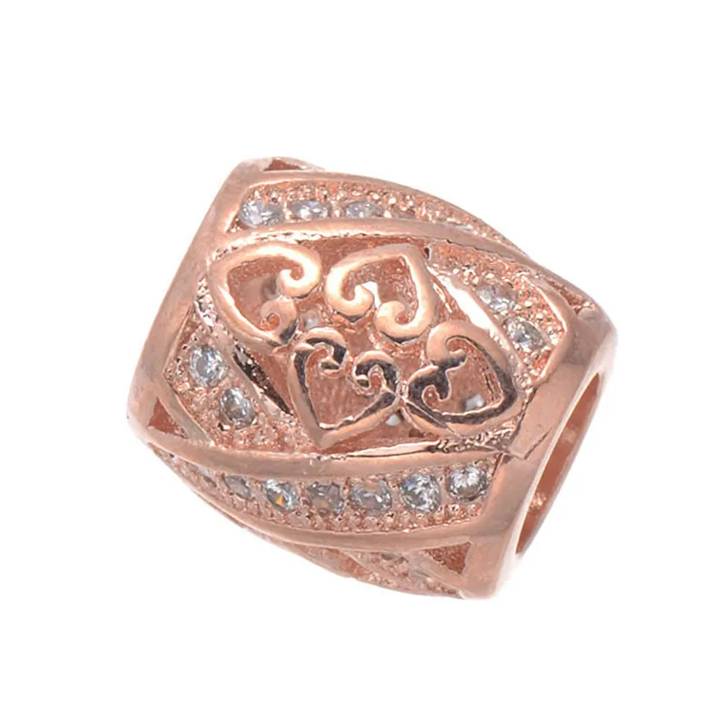 Бусины из золотистого/розового золота/родия 10 Х100 мм ювелирные изделия сделай сам