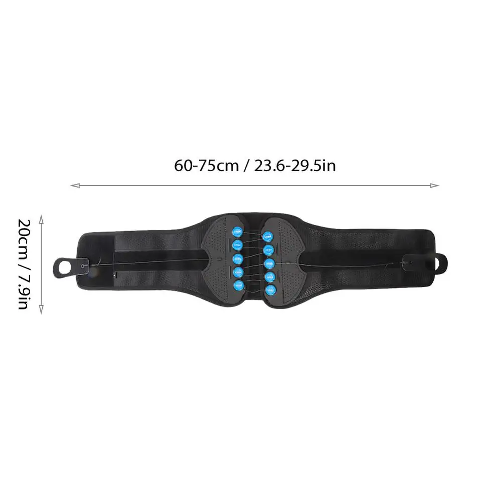 

Adult Drawstring Waist Lumbar Rehabilitation Brace Waist Protector Aid Brace Back Support Waist Belt Pain Relief for Herniated