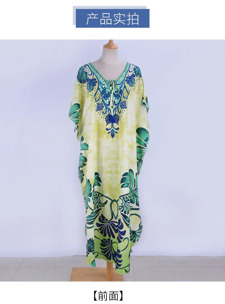 Женское большое пляжное платье бикини с принтом пляжная одежда накидка саронг