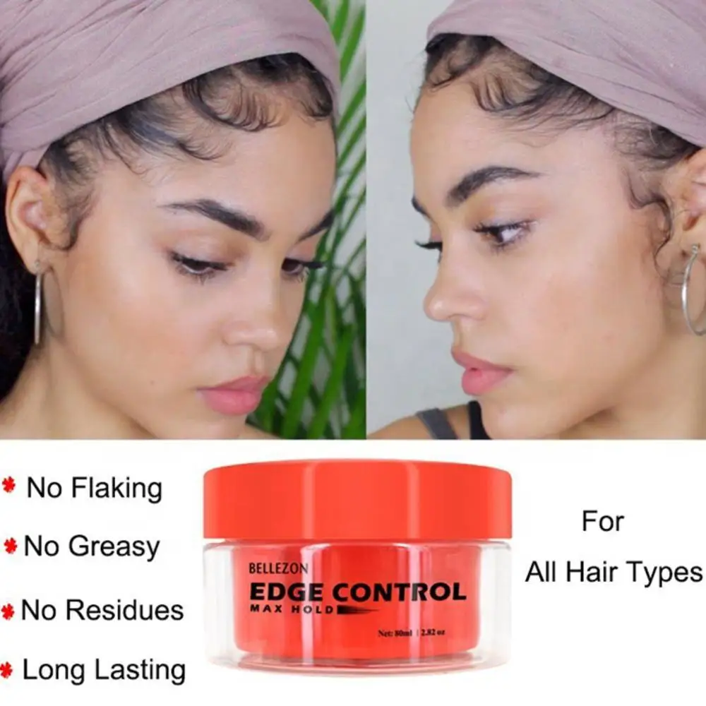 Мужской женский волос масло восковой крем край контроль для укладки сломанные
