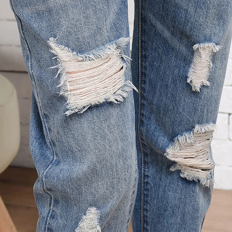 

Pregnancy Jeans Maternity Pants Holes Loose Outer Wear Women Clothes Trousers Nursing Prop Belly Pregnancy Clothing Overalls