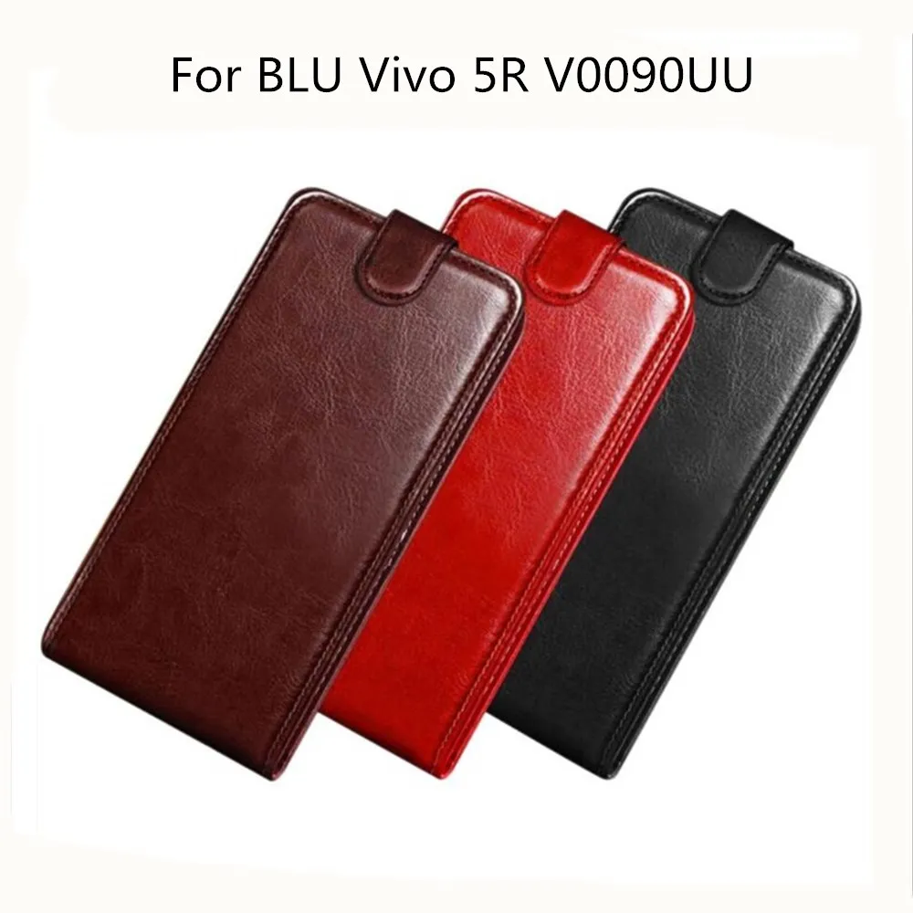 Для BLU Vivo 5R V0090UU Роскошная Обложка на заднюю панель из искусственной кожи чехол
