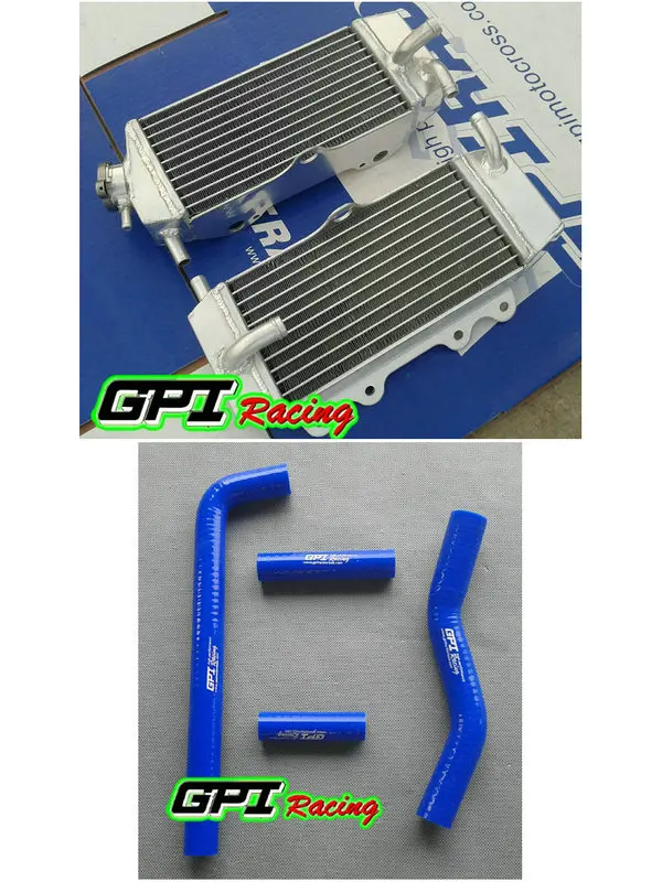 Алюминиевый радиатор и шланг для YAMAHA YZF250 YZ250F 2001 2005/WR250F 2006 Yamaha 02 03 04|yz radiator|radiator