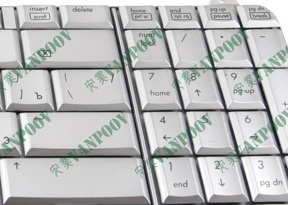 Оригинальная новая клавиатура для ноутбука HP Pavilion DV6 DV6T DV6-1000 Серебристая русская