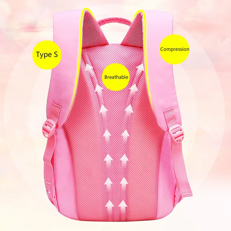 Детские школьные сумки первичный Escolar ортопедический Рюкзак Mochila для девочек