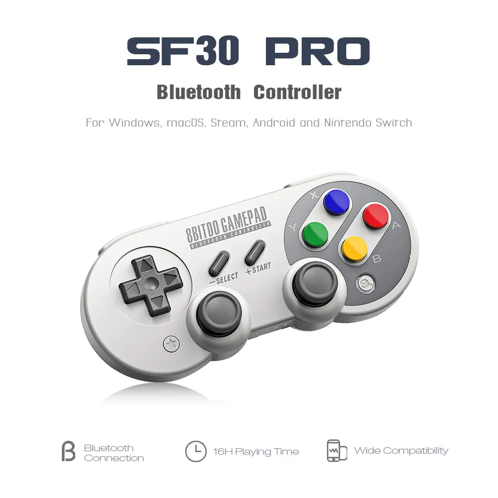 8 Bitdo Новый SF30 Pro/SN30 Pro беспроводной Bluetooth геймпад контроллер Джойстик для