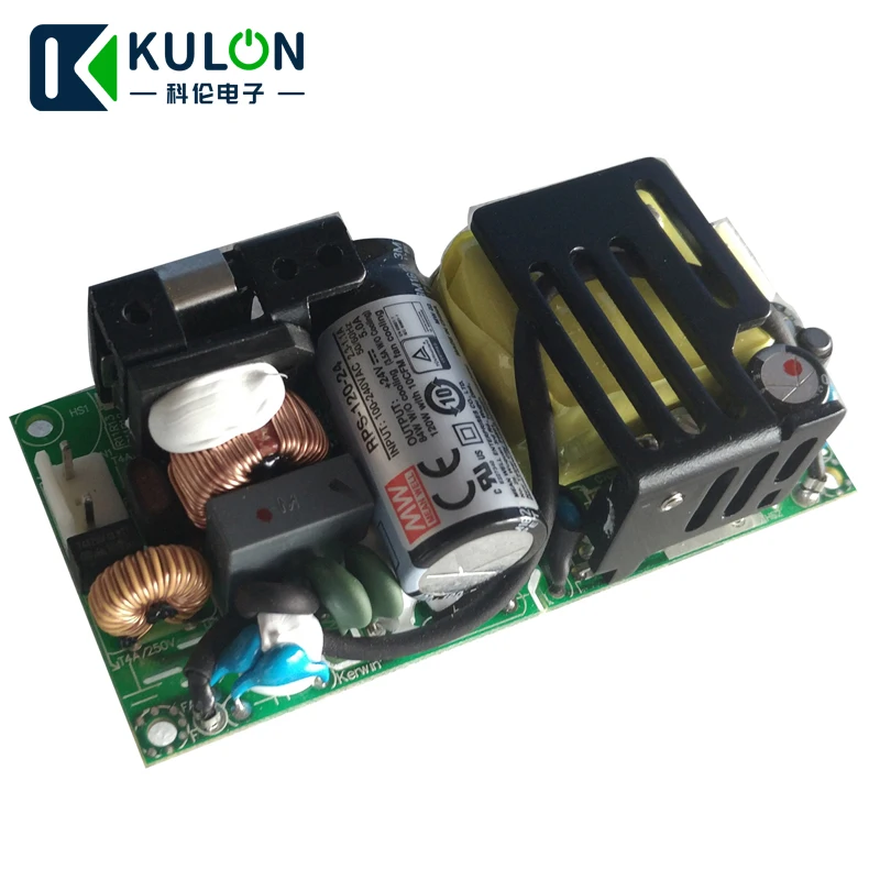 Зеленая печатная плата Meanwell RPS-120 AC/DC с одним выходом медицинский источник питания
