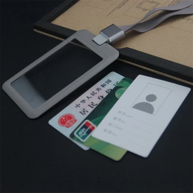 Прямая Заводская Крышка карты ID держатель Рабочая карта опознавательная бирка