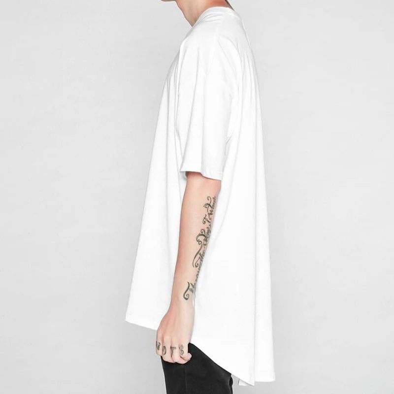 High street fashion hip hop men t shirt cotton oversized tees tshirt man harajuku ins streetwear camisetas hombre | Мужская одежда