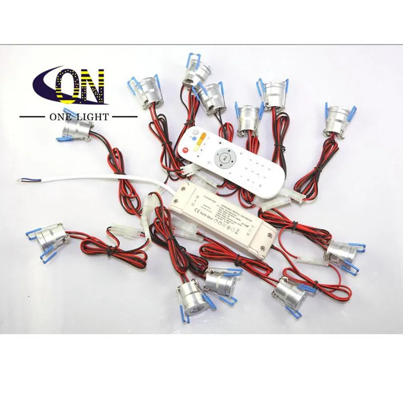 Мини-светильник светодиодный с регулируемой яркостью 12 шт. 3 Вт 2 4 ГГц | Лампы и