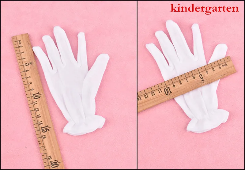 Adults Children White Cotton Gloves Boy Girl Kindergarten Dance Performance Carnival Party Dress Halloween Christmas|performance gloves|supplies