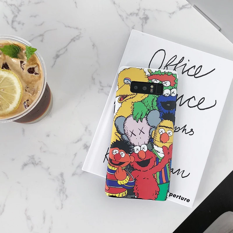 YHBBCASES For Samsung S10 Plus Soft Silicone Cases Cartoon Colorful Cookie Phone Cover Galaxy S8 S9 Note 8 9 |