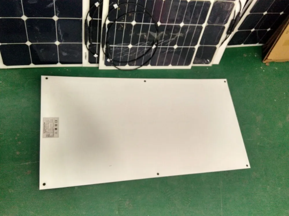 Солнечная полупанель Гибкая батарея 12 в 100 Вт лодка домов на колесах Сгибаемая