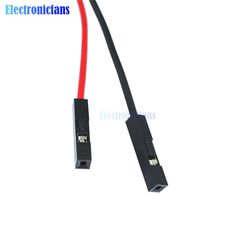 2Pcs 2Pin 70cm Cable set Female-Female Jumper Wire for Arduino 3D Printer Reprap | Электронные компоненты и