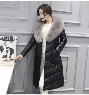 Фото TINTEEN 2018 новая зимняя куртка Для женщин пальто Босоножки из искусственной pu кожи TINTEEN 2018 новая зимняя куртка Для женщин пальто Босоножки из искусственной pu кожи
