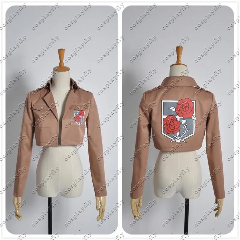 Атака на Титанов Shingeki no Kyojin Recon/обучение/Военная полицейская команда/дислоцированный корпус пальто-жакет для косплея только 4 издание