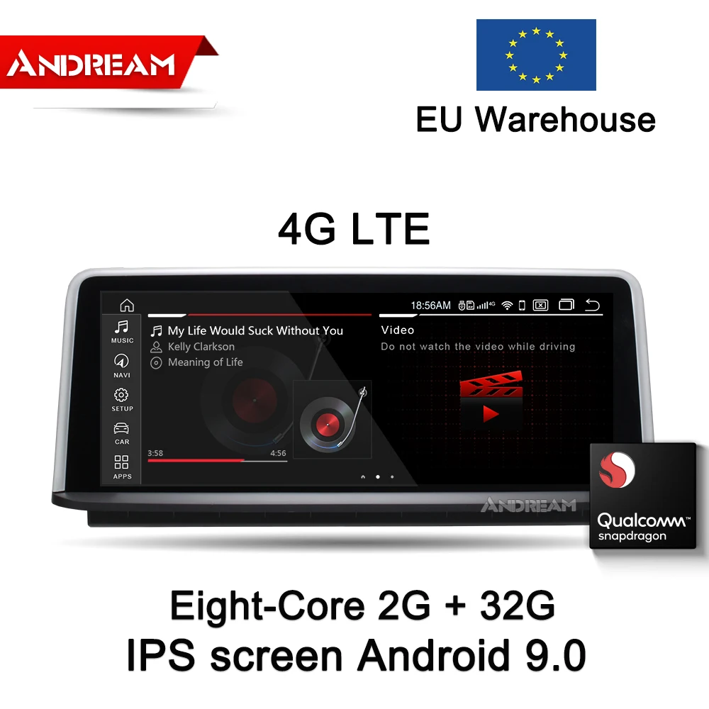 10 25 &quotвосемь ядер Android 9 0 2G + 32G ips для BMW серии 3 F30 F31 F34 4 F32 F33 F36 gps навигационный