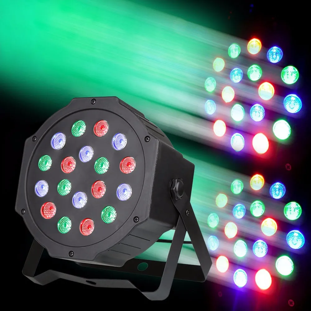 18 Вт RGB светодиодный сценический светильник DMX Par DJ диско вверх er мерцающий ing для