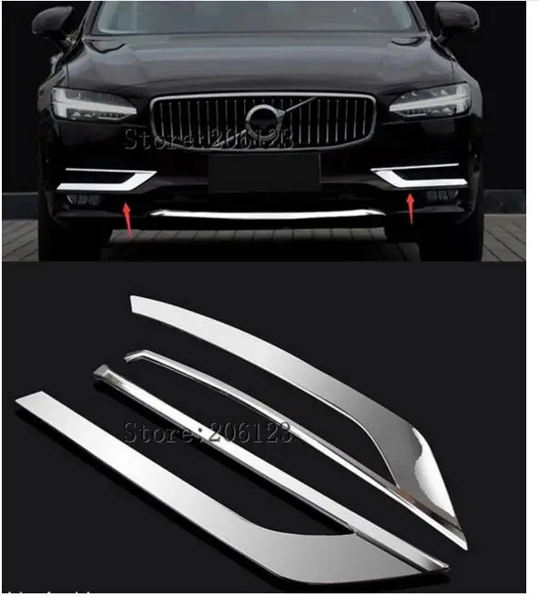 Автомобильный спойлер для заднего крыла багажника из АБС пластика VOLVO S90 S90L 2017