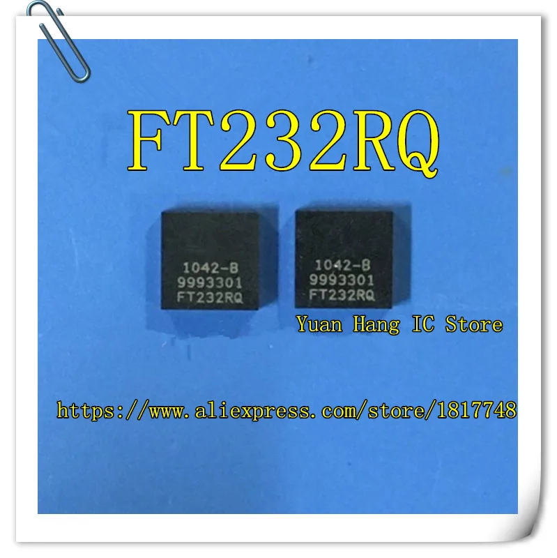 

Free Shipping 10PCS/LOT FT232RQ FT232R FT232 QFN-32 USB serial chip NEW